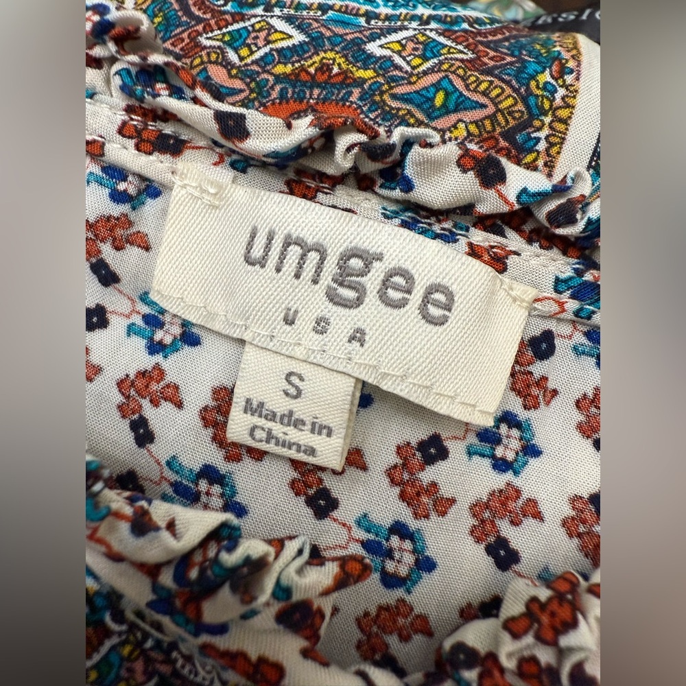 Umgee Multicolor Patterned Tunic/Dress - Picture 2 of 7